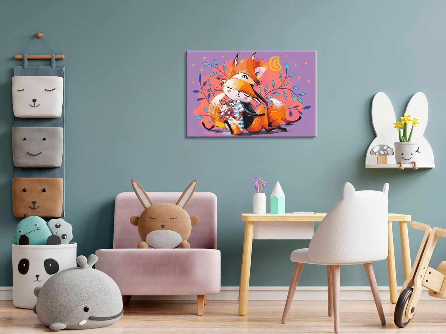 Malen nach Zahlen - Fox Family