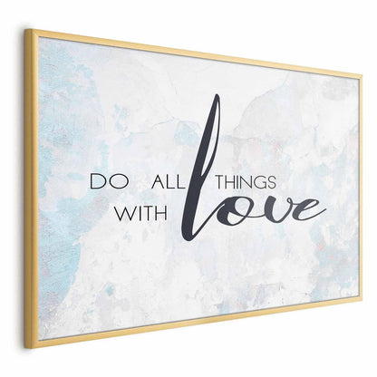 Poster - Do All Things with Love