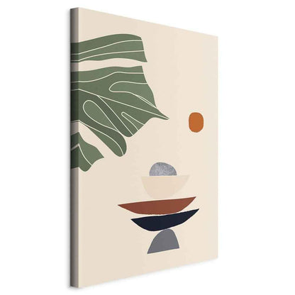 Leinwandbild - On the Sunny Terrace (1 Part) Vertical