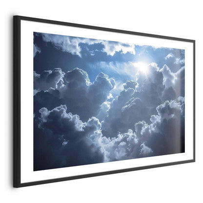 Poster - Lively Scene: The Sun Battling the Clouds