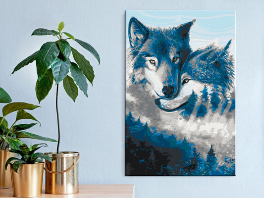 Malen nach Zahlen - Wolves in Love