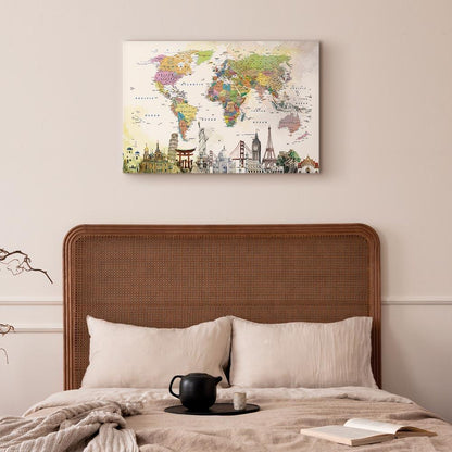 Leinwandbild - Wonders of the World (1 Part) Wide