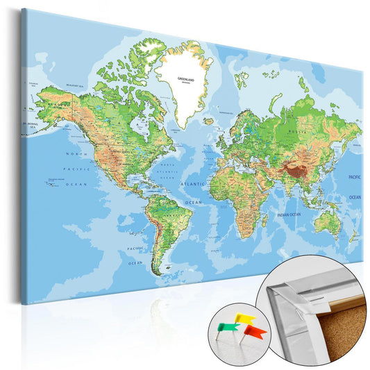 Korkbild - World Geography Artgeist