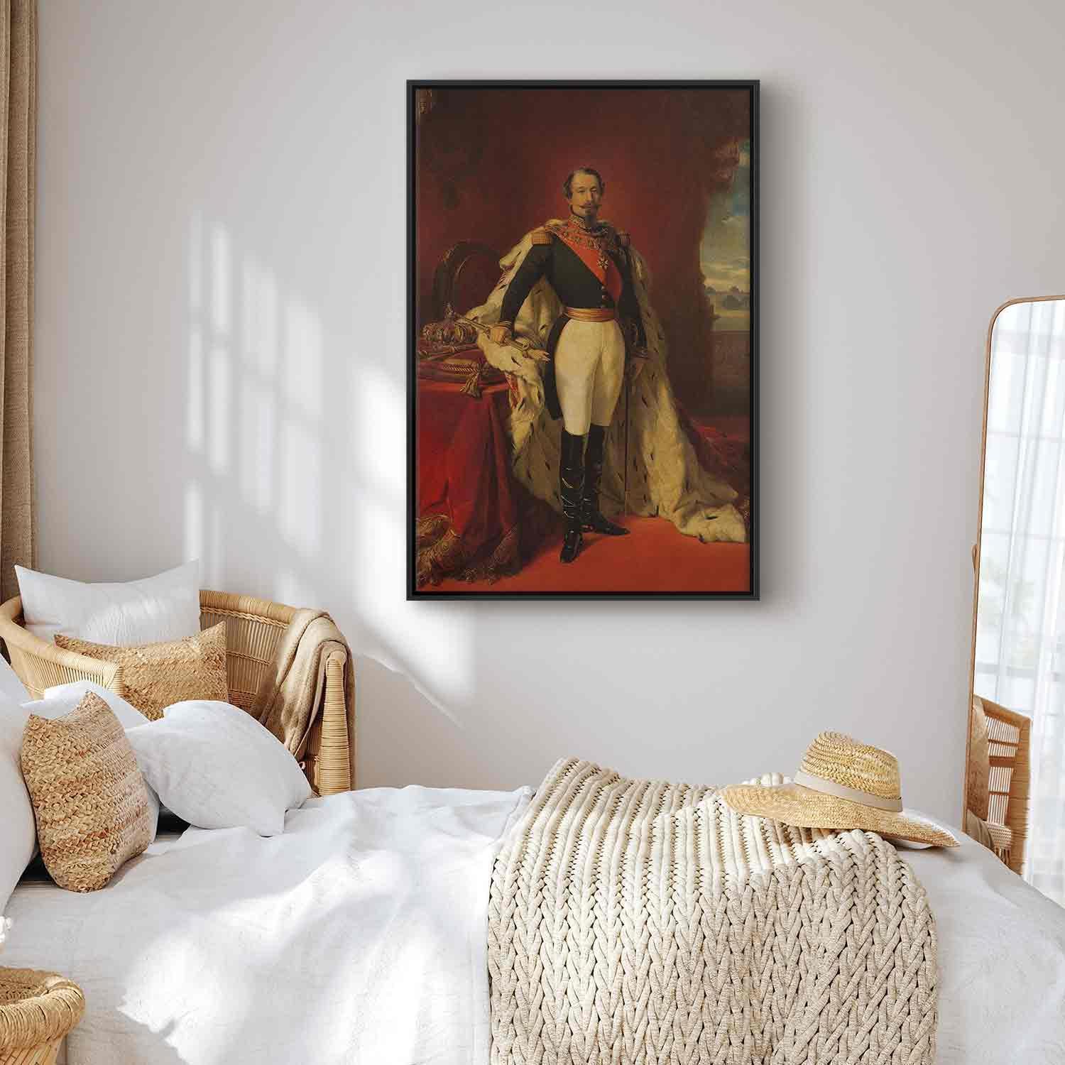 Leinwandbild - Portrait of Napoleon III (Franz Xaver Winterhalter) Artgeist