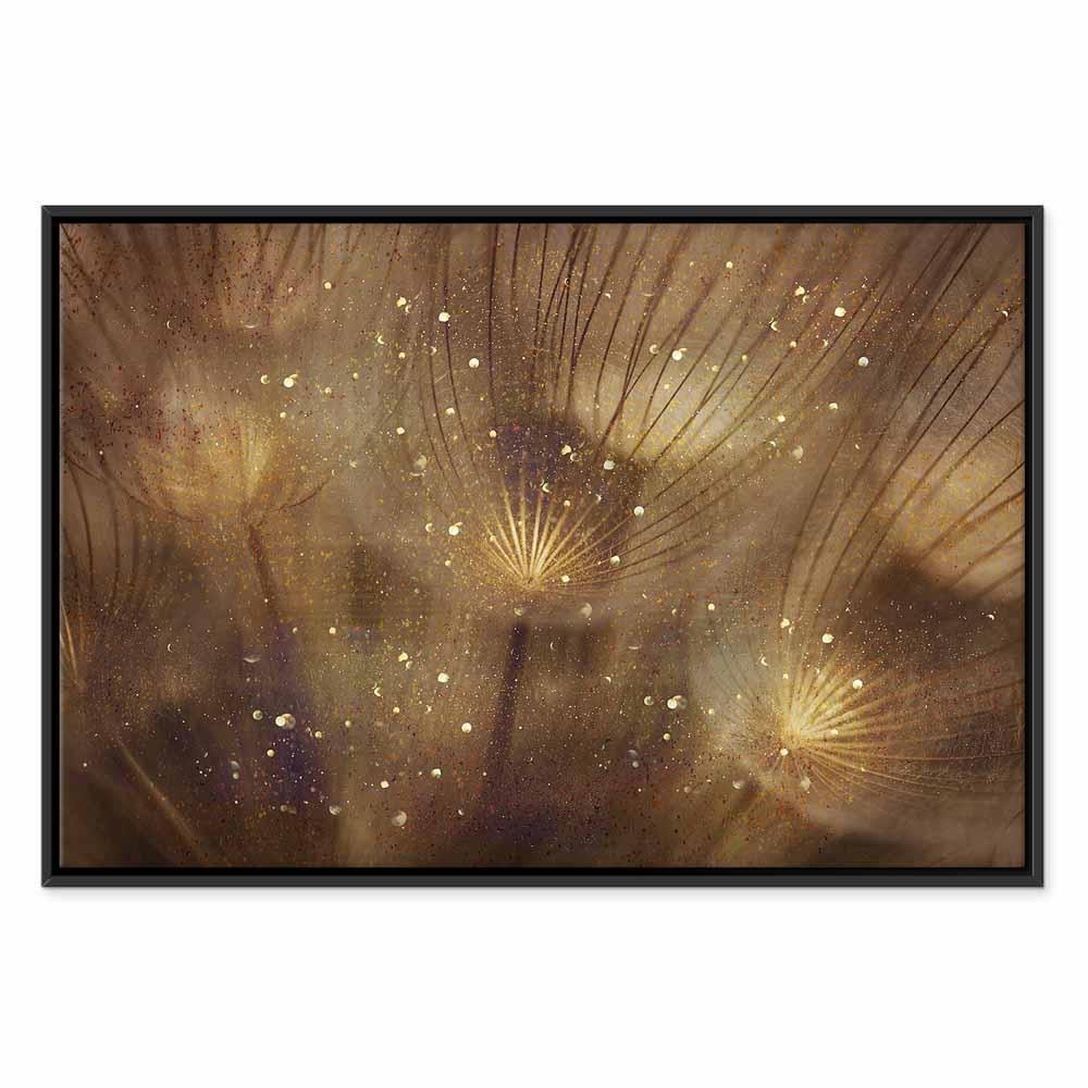 Leinwandbild - Golden Dandelions (1 Part) Wide