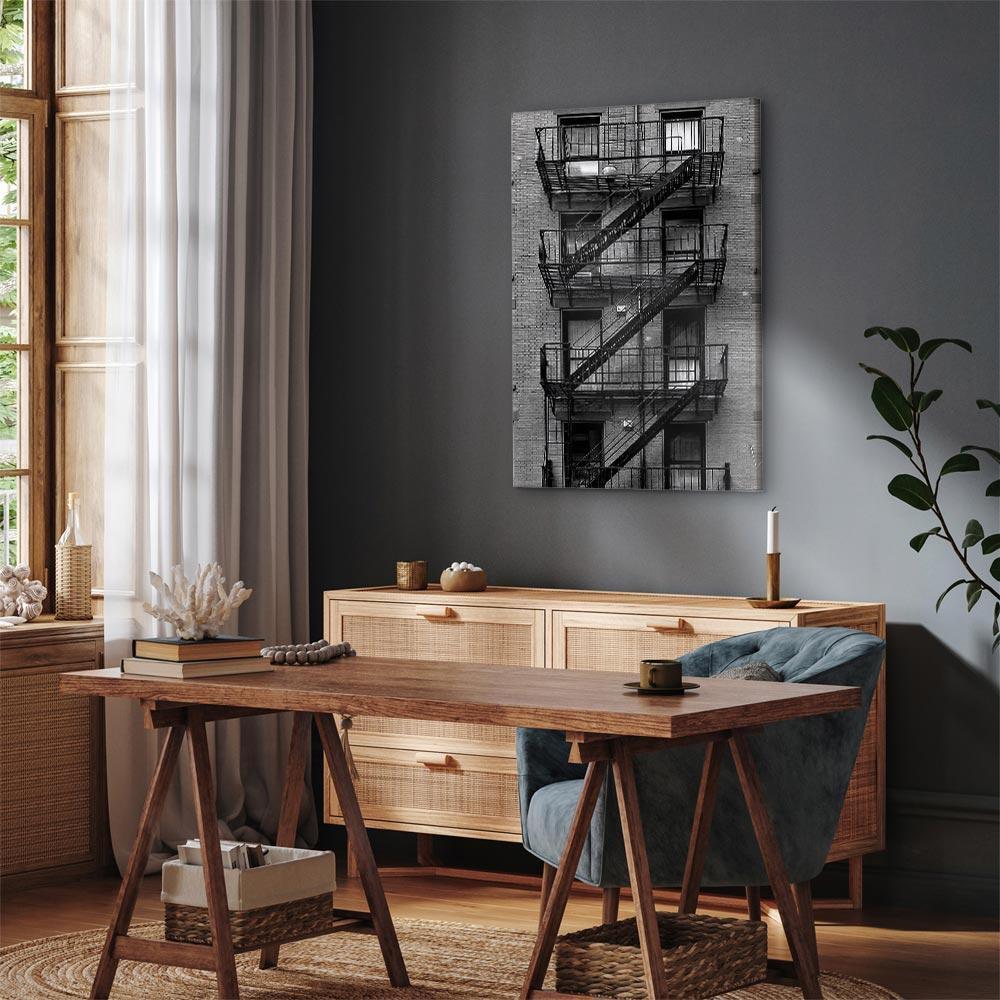 Leinwandbild - Emergency Exit (1 Part) Vertical