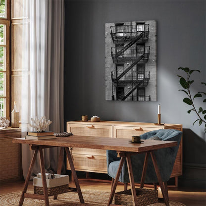 Leinwandbild - Emergency Exit (1 Part) Vertical