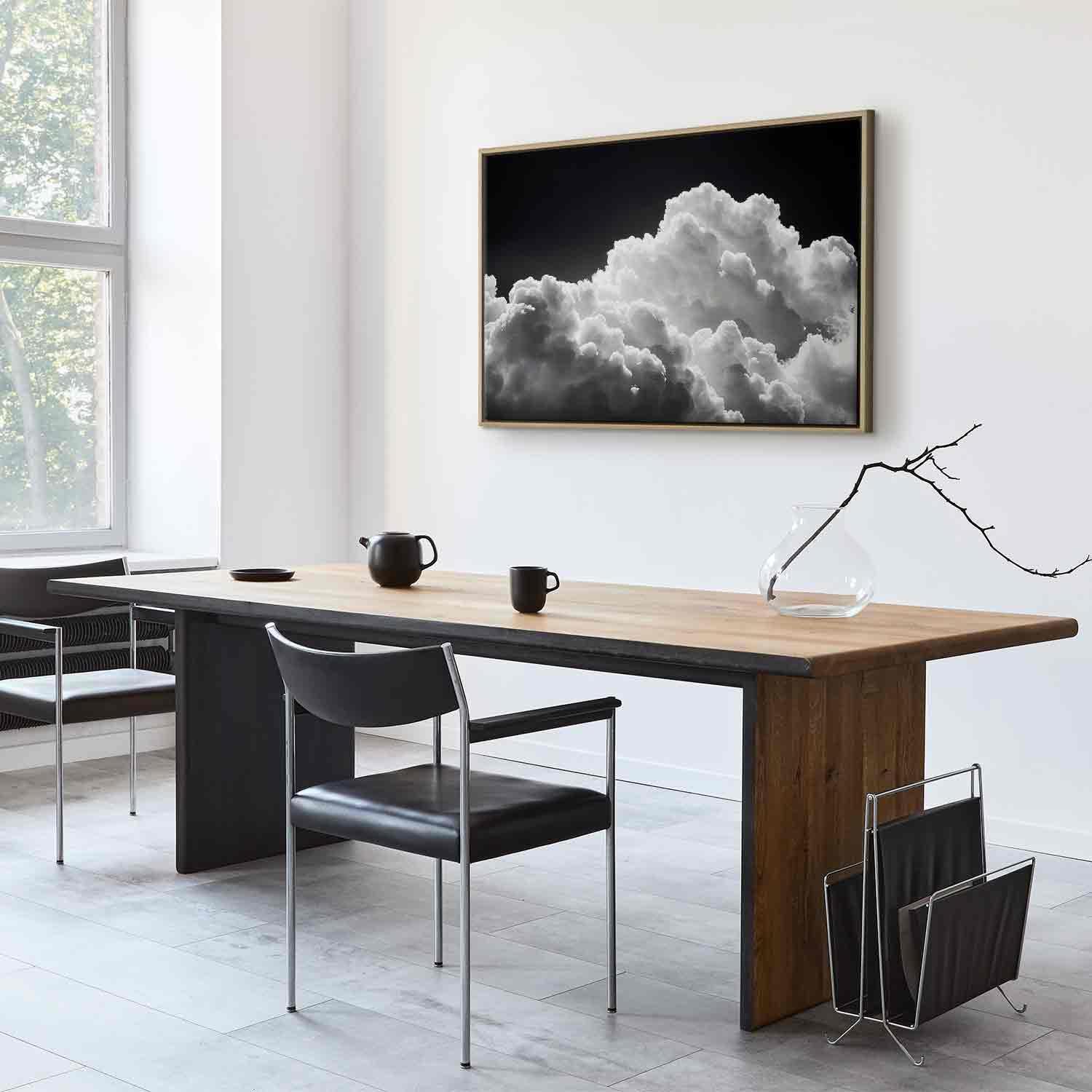 Leinwandbild - Discover the Endless Play of Sunlight – Clouds and Shadows in the Sky Artgeist