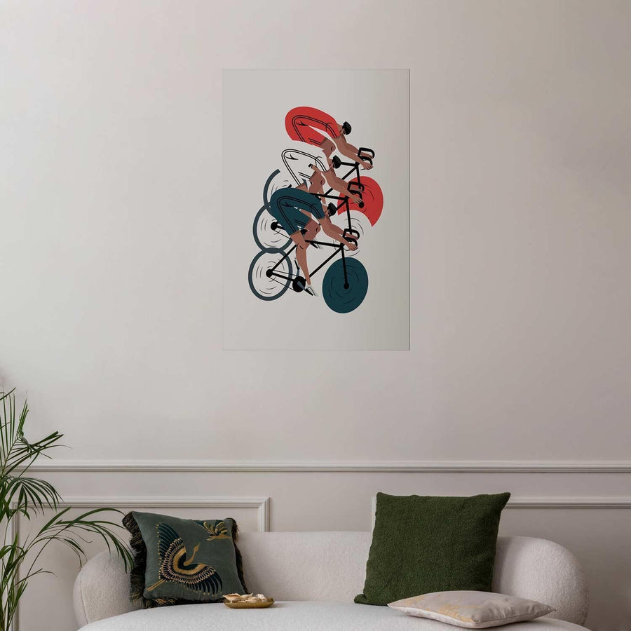 Poster - Olympics - Cycling Race Artgeist