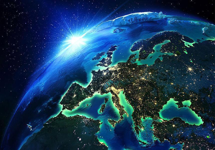 Fototapete - The Blue Planet Artgeist