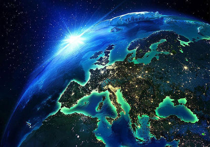 Fototapete - The Blue Planet Artgeist