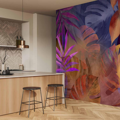 Fototapete - Vigorous Leaves - Third Variant