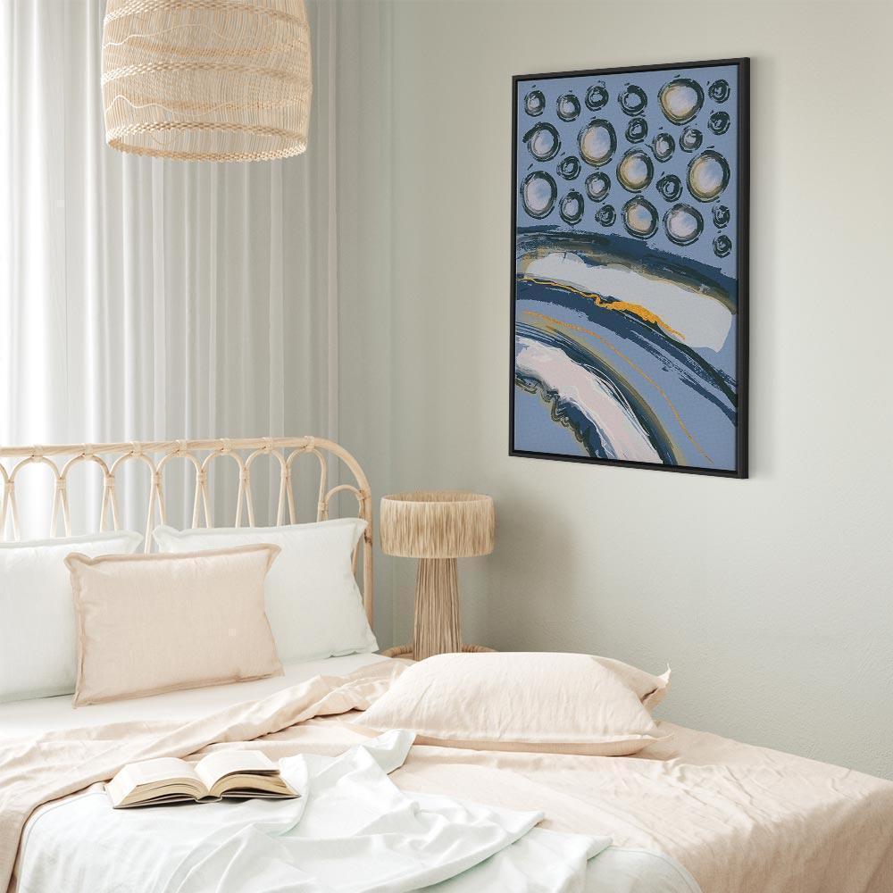 Leinwandbild - Rhythmic Auroras (1 Part) Vertical