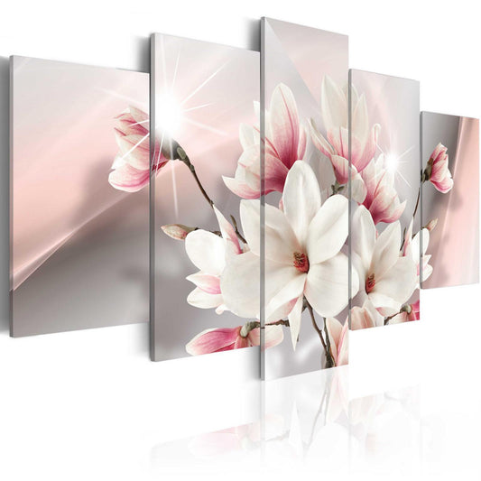 Leinwandbild Magnolienblüte – Elegante Blumenpracht für dein Zuhause