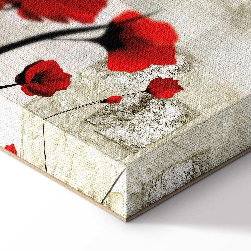 Leinwandbild - Scarlet Field