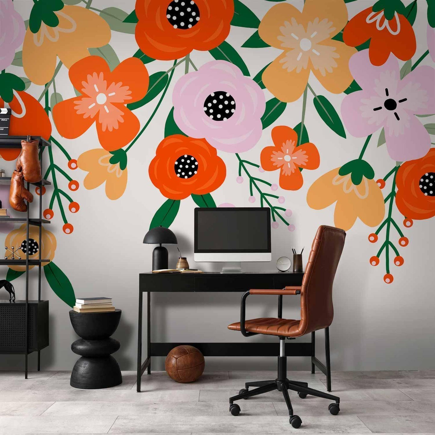 Fototapete - Colorful Bloom - First Variant