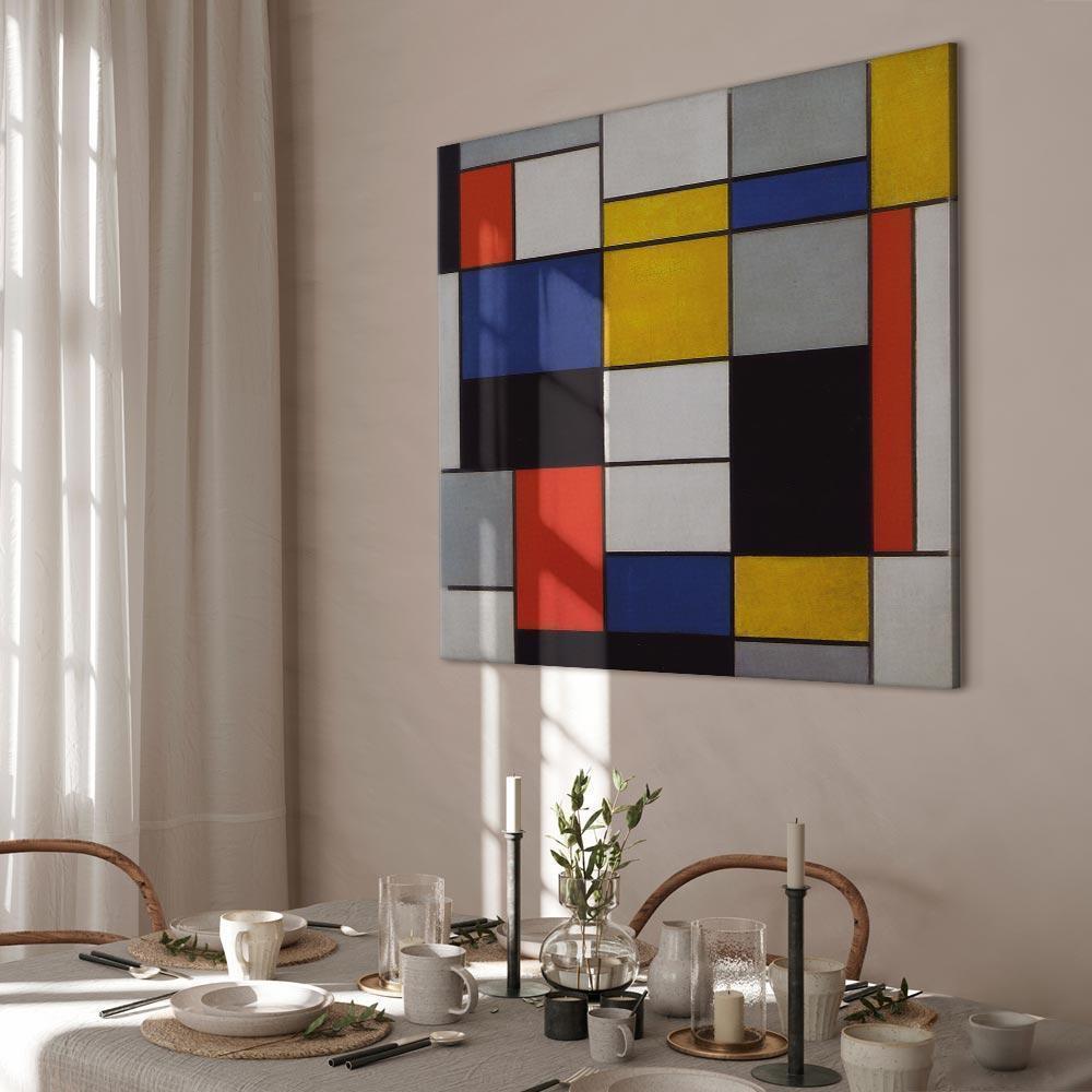 Leinwandbild - Piet Mondrian – Composition A