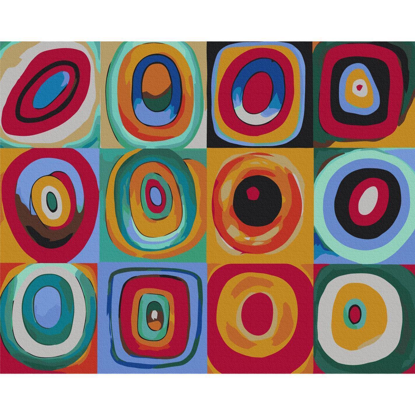 Malen nach Zahlen - Colourful Rings