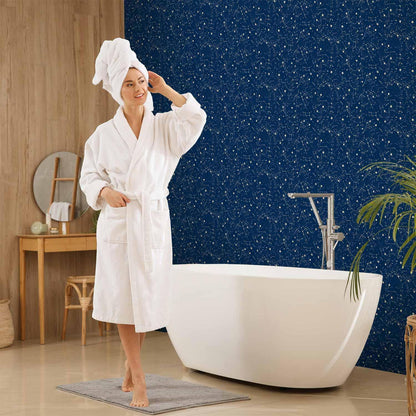 Tapete - Cosmic Inspirations - Pattern with Stars and Constellations on a Dark Background