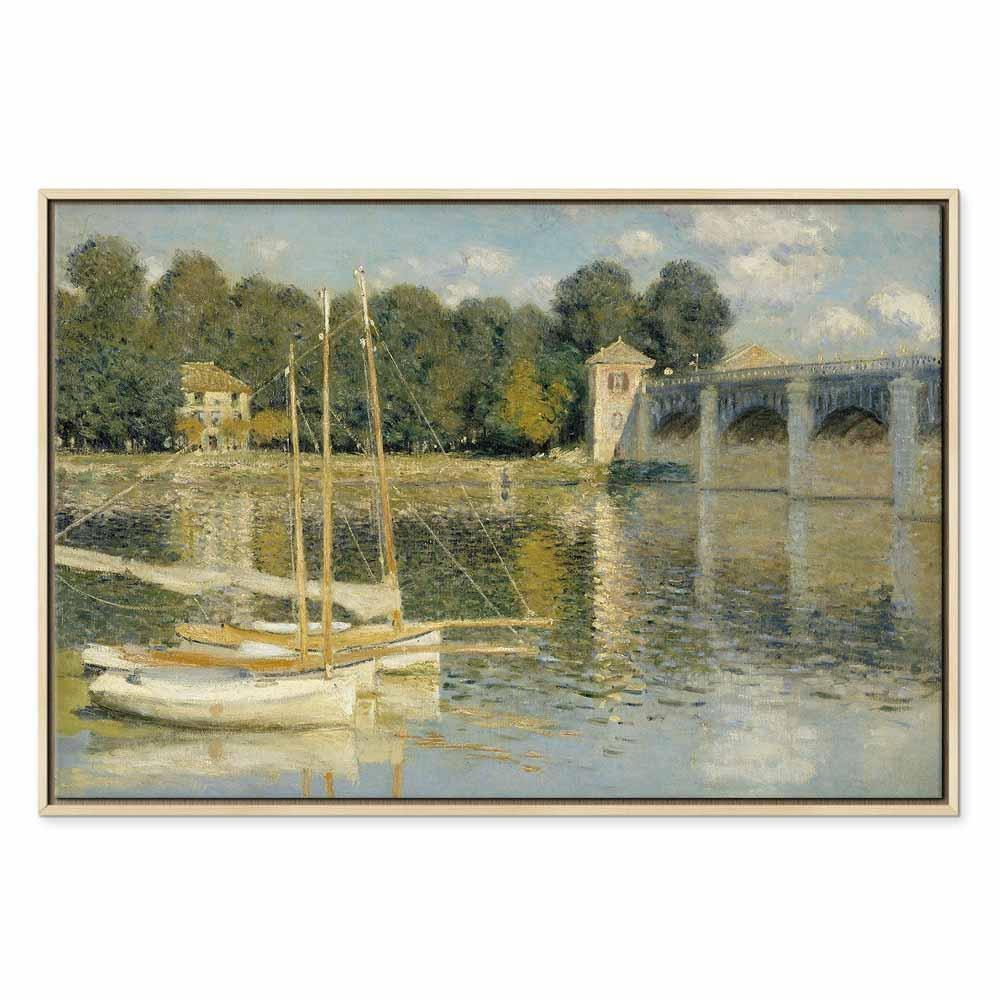 Leinwandbild - Claude Monet – Bridge at Argenteuil