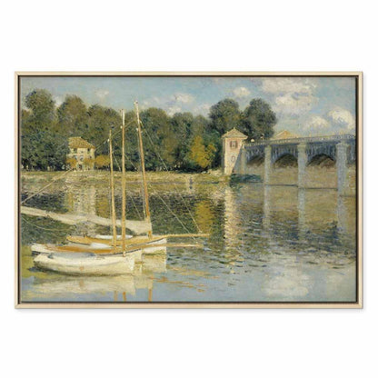 Leinwandbild - Claude Monet – Bridge at Argenteuil