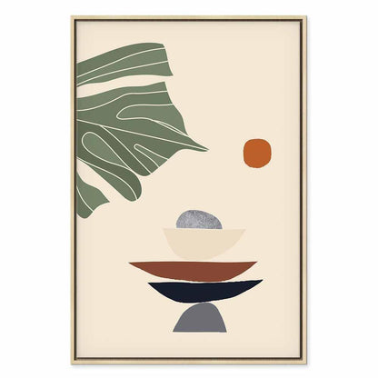 Leinwandbild - On the Sunny Terrace (1 Part) Vertical