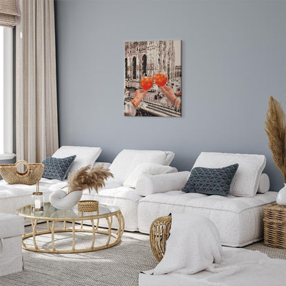 Malen nach Zahlen - Toast in Milan