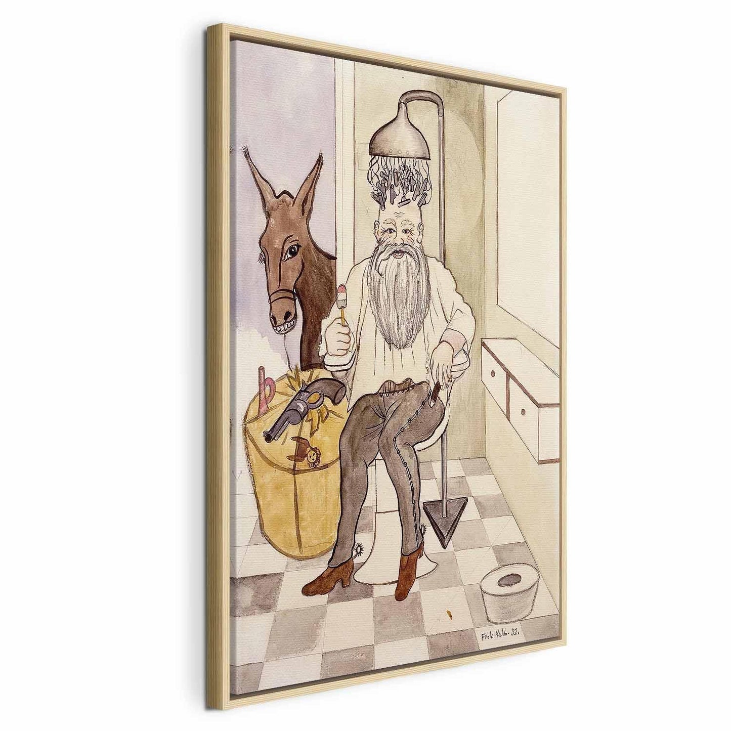 Leinwandbild - Frida Kahlo – The Beauty Salon