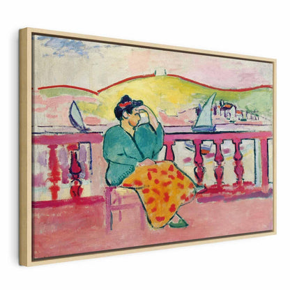 Leinwandbild - Henri Matisse – Woman on the Terrace