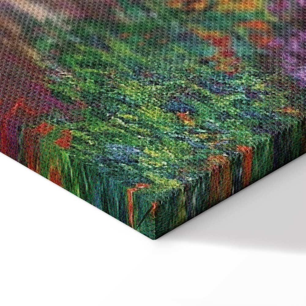 Leinwandbild - Claude Monet – A Pathway in Monet's Garden