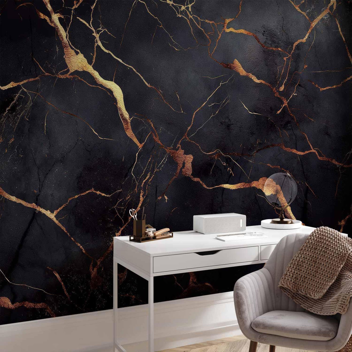 Fototapete - Golden Paths