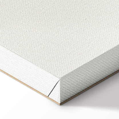 Leinwandbild - Black Graphic Drawing of the Eiffel Tower on a Cream Background