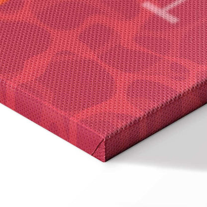 Leinwandbild - Graphic Illustration of a Swimming Pool Against the Backdrop of the French Flag