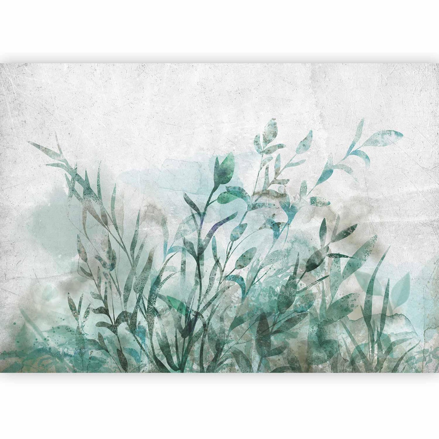 Fototapete Natur in Aquarell – Sanfte Farben für entspannte Räume