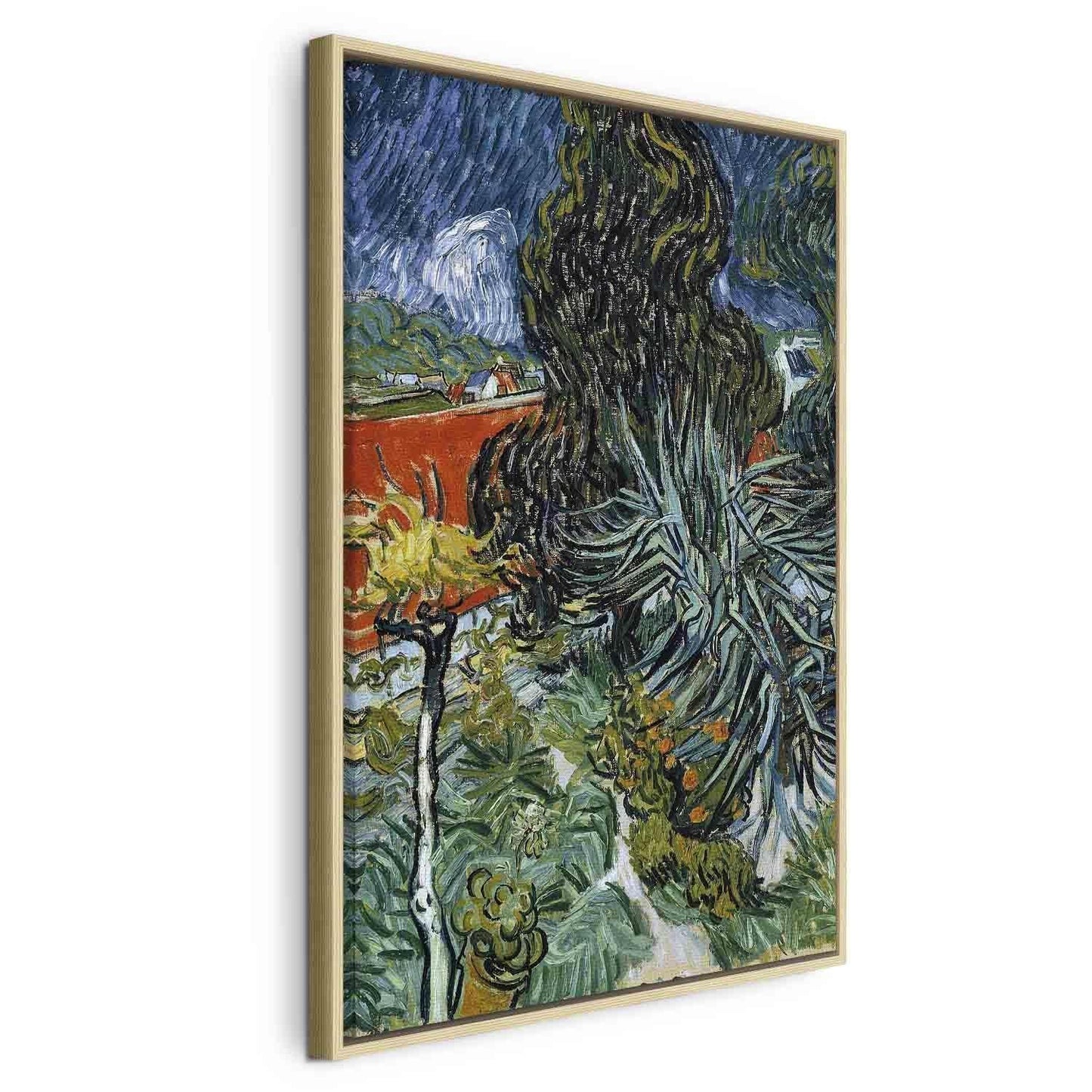 Leinwandbild - The Garden of Dr Gachet in Auvers (Vincent Van Gogh) Artgeist