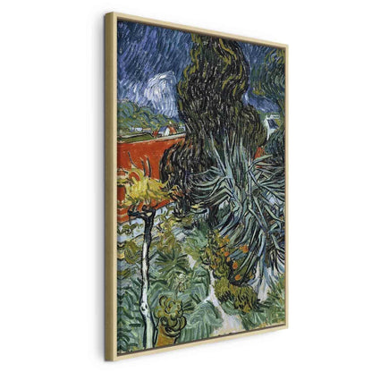 Leinwandbild - The Garden of Dr Gachet in Auvers (Vincent Van Gogh) Artgeist