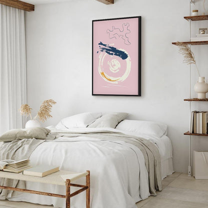 Leinwandbild - Pink Accent (1 Part) Vertical