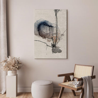 Leinwandbild - Watercolor Stained Glass (1 Part) Vertical