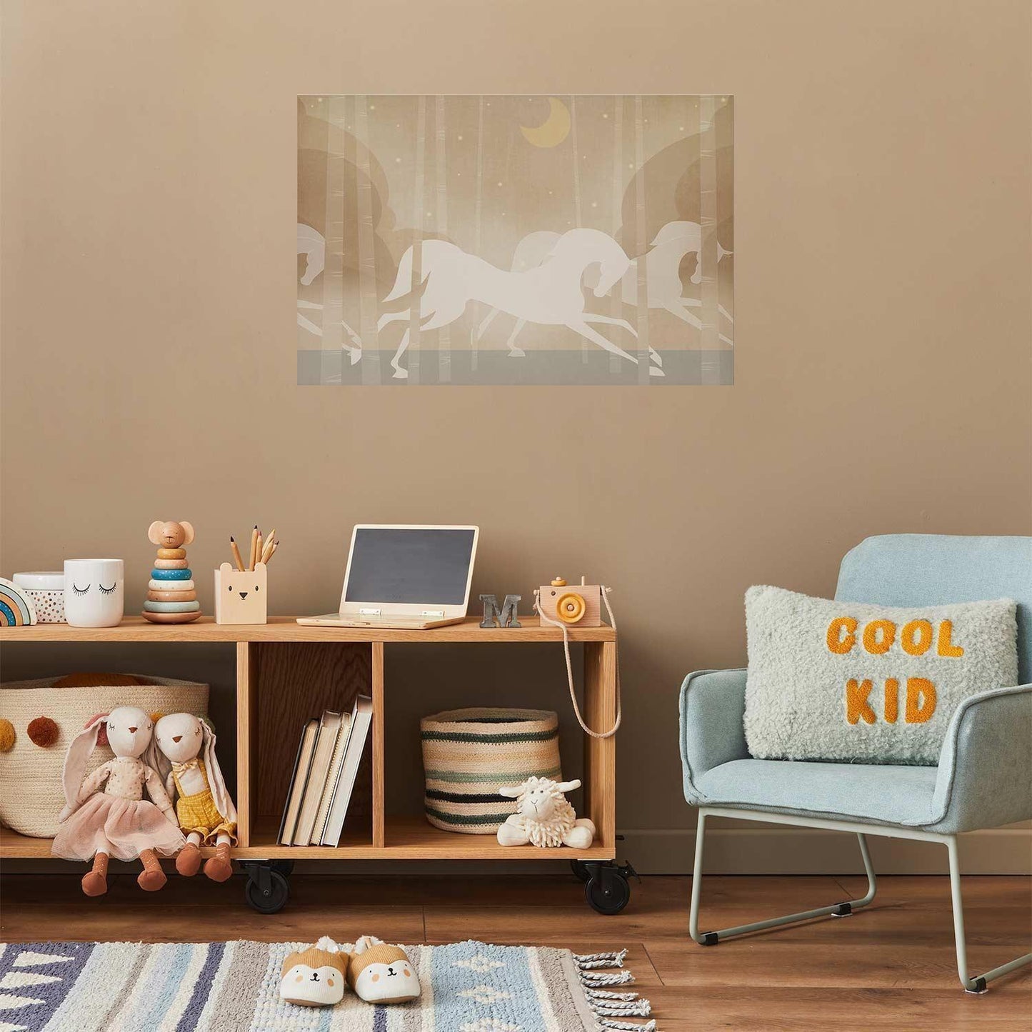 Poster - Galloping Horses