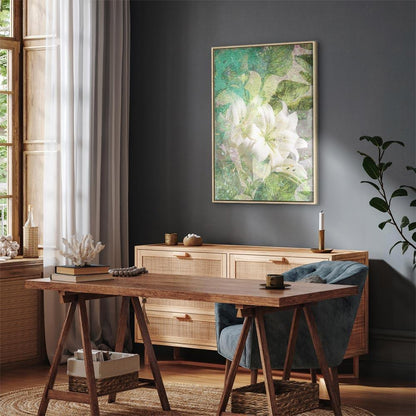 Leinwandbild - Green Breath (1 Part) Vertical