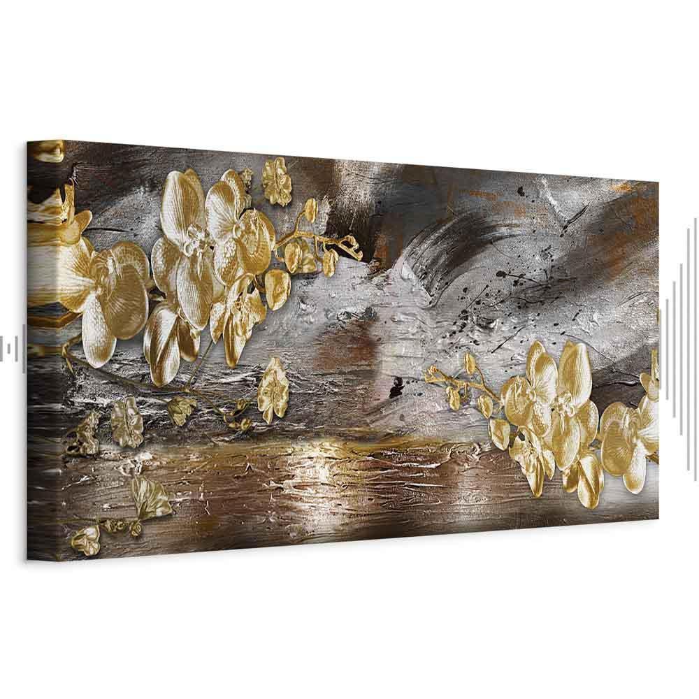 Leinwandbild - Golden Garden (1 Part) Narrow