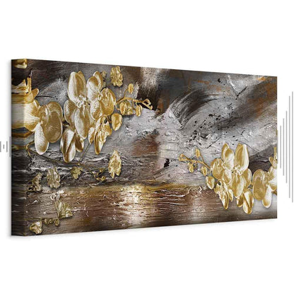 Leinwandbild - Golden Garden (1 Part) Narrow