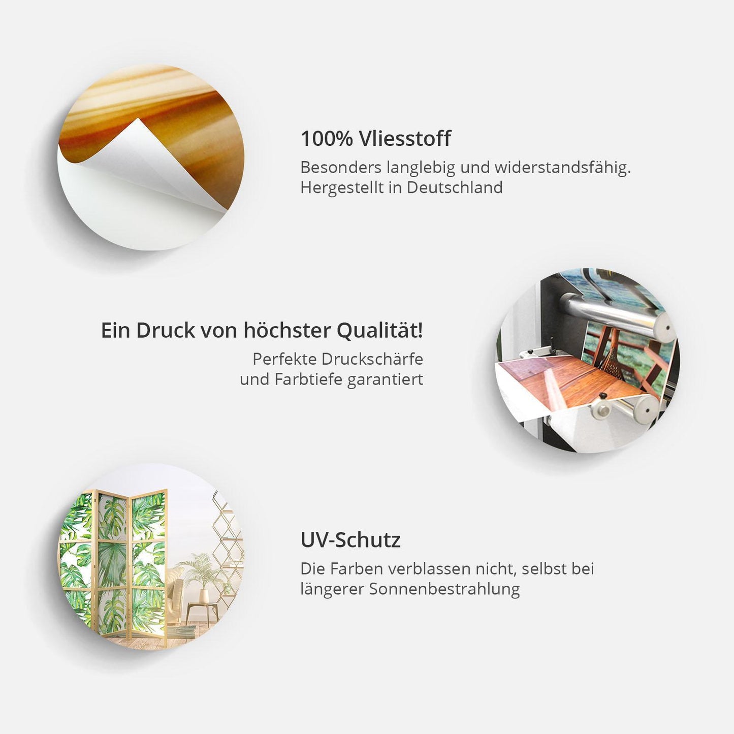 Japanischer Paravent - Golden Flourishes I