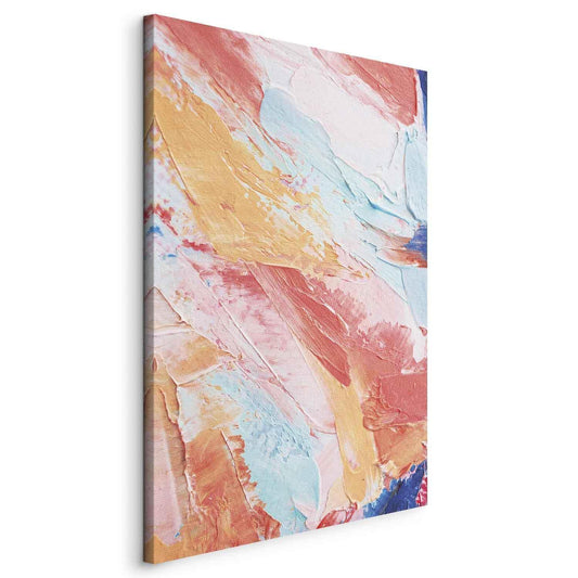 Leinwandbild - Spring Shades - A Colorful Mix of Warm and Cool Tones on Canvas Artgeist