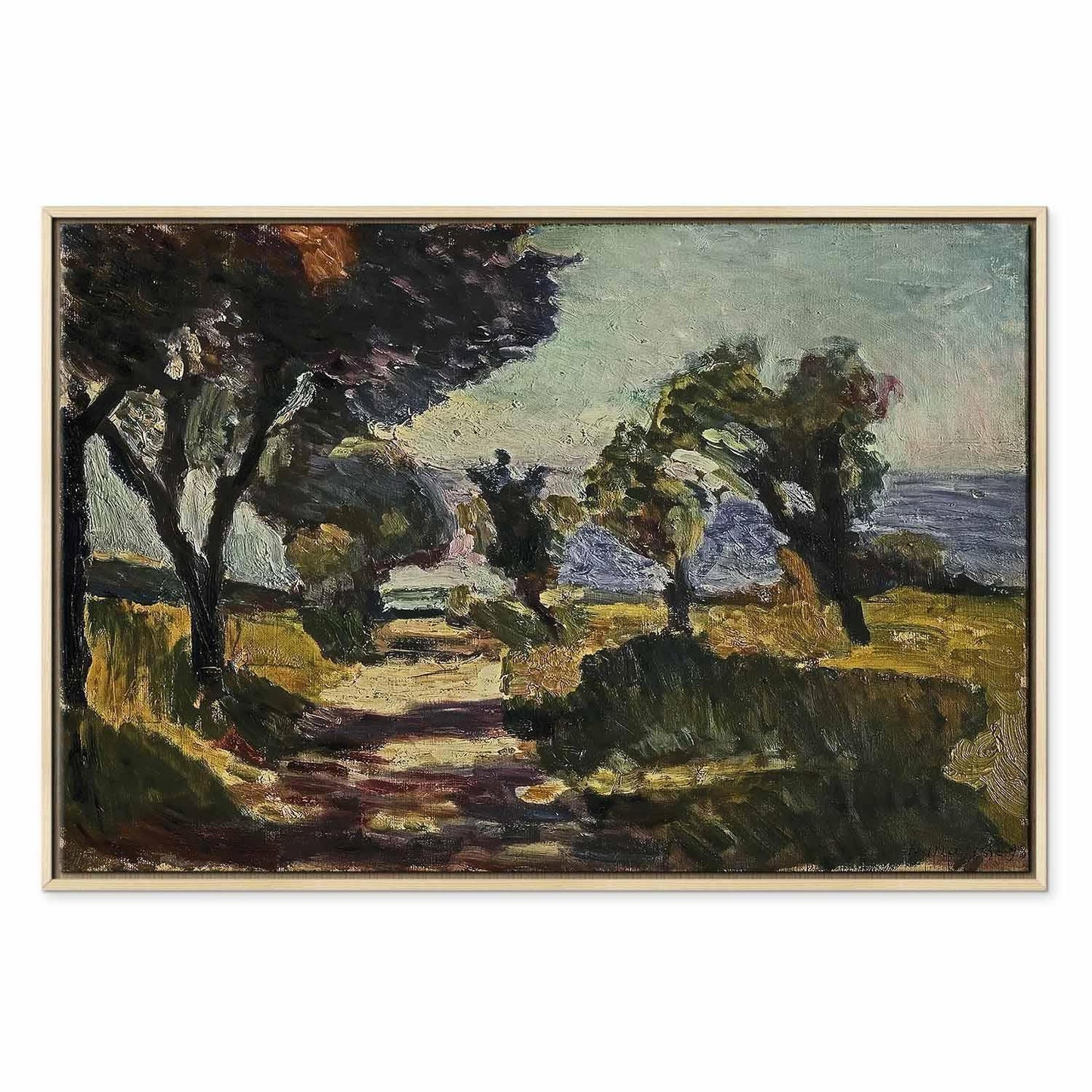 Leinwandbild - Henri Matisse – Corsican Landscape with Olive Trees