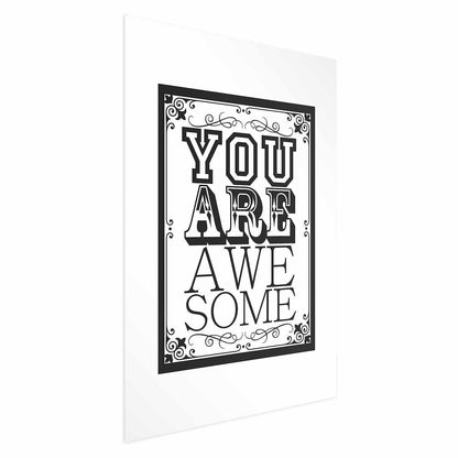 Poster - You Are Awesome Artgeist