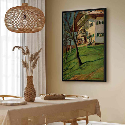 Leinwandbild - Unser Häuschen in Tegernsee (August Macke) Artgeist