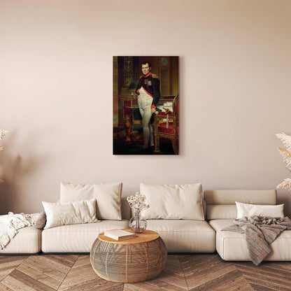 Leinwandbild - Napoleon Bonaparte (Jacques-Louis David) Artgeist