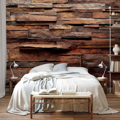 Fototapete - Rustic Style: Forest Cottage