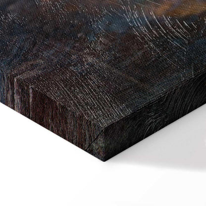 Leinwandbild - Copper Leaves (1 Part) Wide